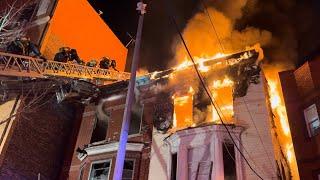 FDNY Battles Heavy Fire Throughout 2 Bronx Private Dwellings [ Bronx 3rd Alarm Box 2386 ]