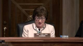 Senator Susan Collins demonstrates Phone Scams (C-SPAN)