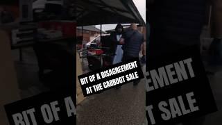 Funny  Argument at the Carboot sale uk #shorts