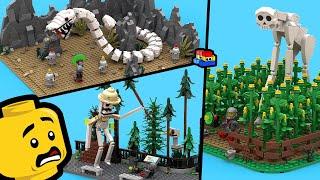 LEGO Zoonomaly Playsets: Monster Snake, Skull Horse, and Giant Zookeeper