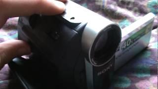 What a find: My Sony Carl Zeiss Handycam video camera. 5 Years old and (outdated) working.