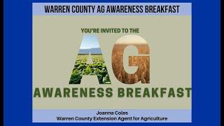 Warren County Ag Awareness Breakfast