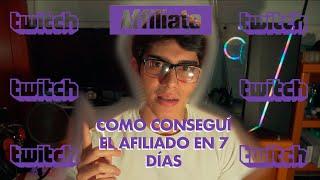 COMO CRECER EN TWITCH 2020 y conseguir el afiliado