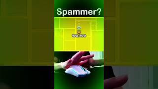 Easy vs Impossible 1,000 Click Spam! #shorts