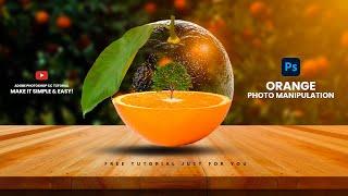 ORANGE Photo Manipulation - Adobe Photoshop CC Tutorial - Graphic Hub