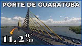 PONTE DE GUARATUBA | Obras Avançam 24h Por Dia e Chega a...