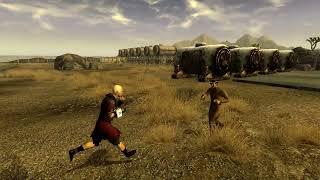 Fallout New Vegas NPC Battle Caesar vs General Lee Oliver