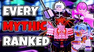 Every Mythic Ranked From Worst To Best In Anime Defenders!