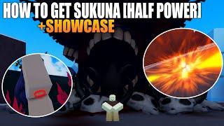 HOW TO GET SUKUNA [HALF POWER] + SHOWCASE IN SECOND PIECE