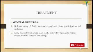 Acute Pharyngitis | Etiology | Diagnosis | Treatment | ENT