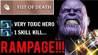 1 SHOT VAPORIZE Thanos Mid is Back! RAMPAGE 30 Kills vs Paper Meta Heroes Epic Game Dota 2