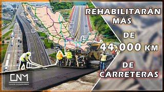 Van por los baches de las carreteras, así van a rehabilitar la red carretera nacional en México