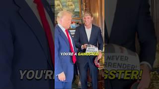  Donald Trump Gifts Logan Paul His Mugshot