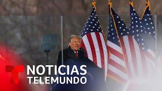 Trump pidió a sus seguidores "marchar hasta el Capitolio" | Noticias Telemundo