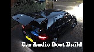 VW Golf Mk4 | Custom Subwoofer, Amp Boot Build