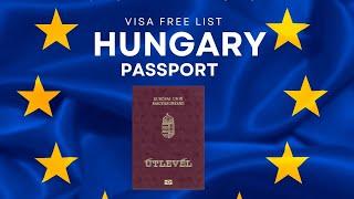 Visa free countries for Hungary Passport (2025)