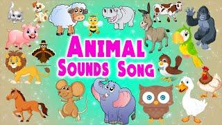 Guess the Animal Sounds | Animal Sounds Song | LittleKidsTV