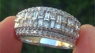 Certified Jewelry SI1/G Natural Diamond Anniversary Cocktail 14k White Gold Estate Ring - C854