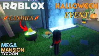 HALLOWEEN EVENT! ( NEW HALLOWEEN UPDATE ) - ROBLOX (MEGA MANSION TYCOON)