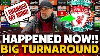 URGENT NEWS IN ANFIELD! LOOK AT THIS! FOR THIS NO ONE EXPECTED! LIVERPOOL LATEST NEWS! REDS NEWS