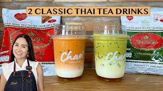 2 EASY DALGONA THAI MILK TEA USING CHATRAMUE THAI TEA #thaimilktea #thaijasminegreentea