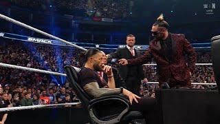 Firma de contrato: Seth Rollins confronta a Roman Reigns: WM 41 - WWE SmackDown Español: 28/03/2025