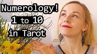 Learning Numerology 1-10 in Tarot! (EDIT: Better quality version of this video in the comments!)