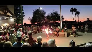 fire dance Sunland Springs Village