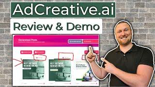 AdCreative Review - AdCreative.ai Demo - AI Advertising - Auto Images