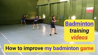 Badminton training drills // beginners badminton training // Badminton 2020