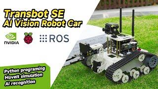 Yahboom Transbot SE ROS Robot Car with 2DOF Camera PTZ for Jetson NANO B01 and Raspberry Pi