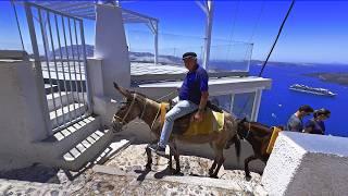 Santorini : The Most Beautiful Place on Earth? FIRA, IMEROVIGLIO (4K Walking Tour)