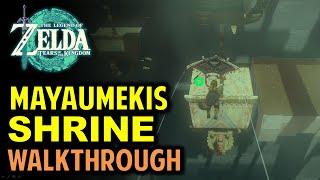 Mayaumekis Shrine Puzzle: Downward Force Walkthrough | The Legend of Zelda: Tears of the Kingdom