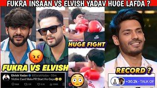 FUKRA INSAAN VS ELVISH YADAV HUGE LAFDA  | MAXTERN VS ADARSHUC HUGE BOXING FIGHT | DIGVIJAY RECORD