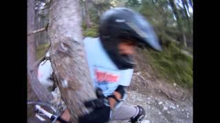 Kronplatz Herrensteig downhill crash