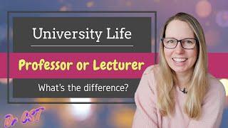 LECTURER (UK), ASSISTANT PROFESSOR (US) - What is the difference?!