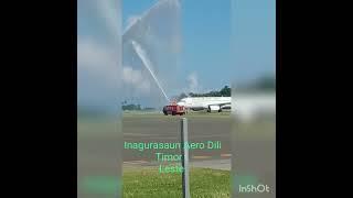 Aviaun Aero Dili to ona iha Aeroportu Internasional Nicolao Lobato Dili