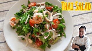 TASTY Salad Recipe •PERFECT for any Leafy Greens • Thai Salad |ThaiChef Food