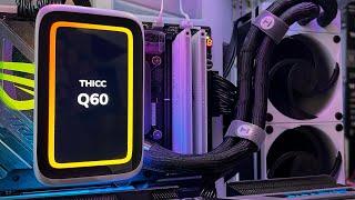 Insane Looking AIO Cooler with a Massive 5" IPS Display - Meet the Hyte THICC Q60