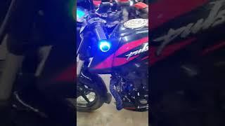 bajaj pulsar 125 full modified lights/bajaj pulsar 150 modified strob light /pulsar modified#shorts