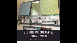 Storing Your Cricut Supplies: Mats, Blades, and Basic Tools