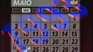 Vinheta: Calendário - SBT (31/05/1993)
