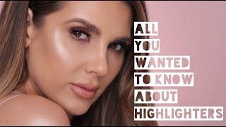 ALL ABOUT HIGHLIGHTERS: HOW TO APPLY ,TEXTURE, SWATCHES | ALI ANDREEA