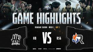 MIC CHECK REGULAR SEASON MPL MY SEASON 12 WEEK 1 DAY 2 : HOMEBOIS VS RSG MY