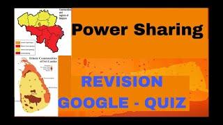 Power - Sharing# Google Quiz# UPSC-CSE, SPSCE, NTSE,IGKO, ISSO, KEMP etc.