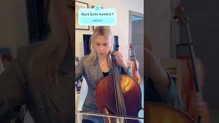 Étude de JS Bach oui mais quelle est le numéro de cette suite ? #musique #cello #girl #rock