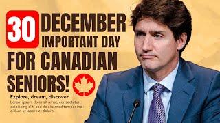 Important Day December 30: Canadian Seniors Receive OAS/CPP Payments | OAS Pension