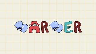 BARBER | Alphabet Lore PARODY COMPILATION / Alphabet Lore animation @Mike Salcedo