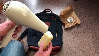 How to clean waxed canvas