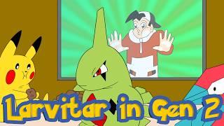 HOW GET LARVITAR IN GEN 2  Pokemon GOLD 45 Fan Series